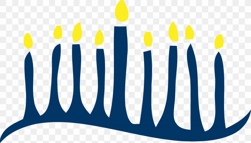 Hanukkah Candle Hanukkah Happy Hanukkah, PNG, 3606x2057px, Hanukkah Candle, Hanukkah, Happy Hanukkah, Line, Logo Download Free