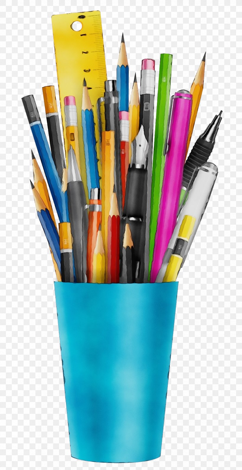 Paint Brush Cartoon, PNG, 825x1600px, Watercolor, Ballpoint Pen, Colored Pencil, Drawing, Eraser Download Free