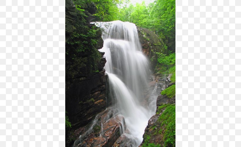 Franconia Notch Waterfall Mount Liberty Cannon Mountain Boulder Caves, PNG, 500x500px, Franconia Notch, Body Of Water, Cannon Mountain, Chute, Conway Granite Download Free