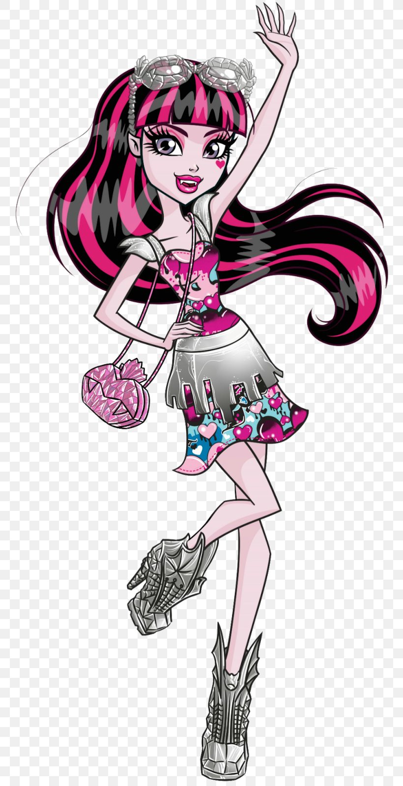 Frankie Stein Monster High Doll Toy Ever After High, PNG, 770x1600px, Watercolor, Cartoon, Flower, Frame, Heart Download Free
