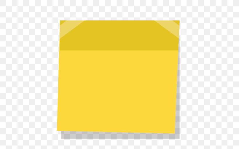 Paper Rectangle Area Square, PNG, 512x512px, Paper, Area, Rectangle, Square Meter, Yellow Download Free