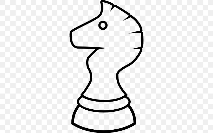 Chess Piece Knight King Draw, PNG, 512x512px, Chess, Area, Bishop, Black, Black And White Download Free