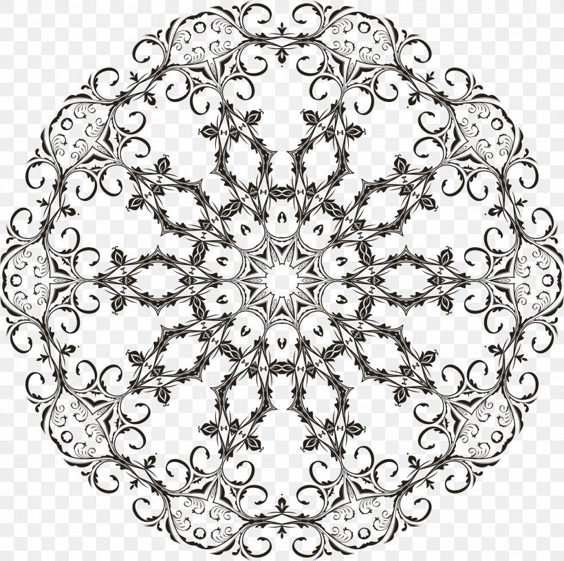 Drawing Mandala Clip Art, PNG, 2348x2334px, Drawing, Area, Black And White, Child, Computer Software Download Free