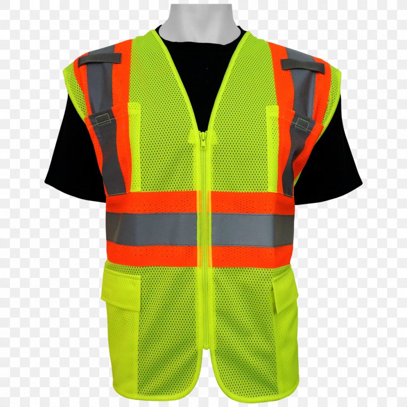 Gilets High-visibility Clothing American National Standards Institute Safety, PNG, 1000x1000px, Gilets, Clothing, Dress Shirt, Glove, Green Download Free