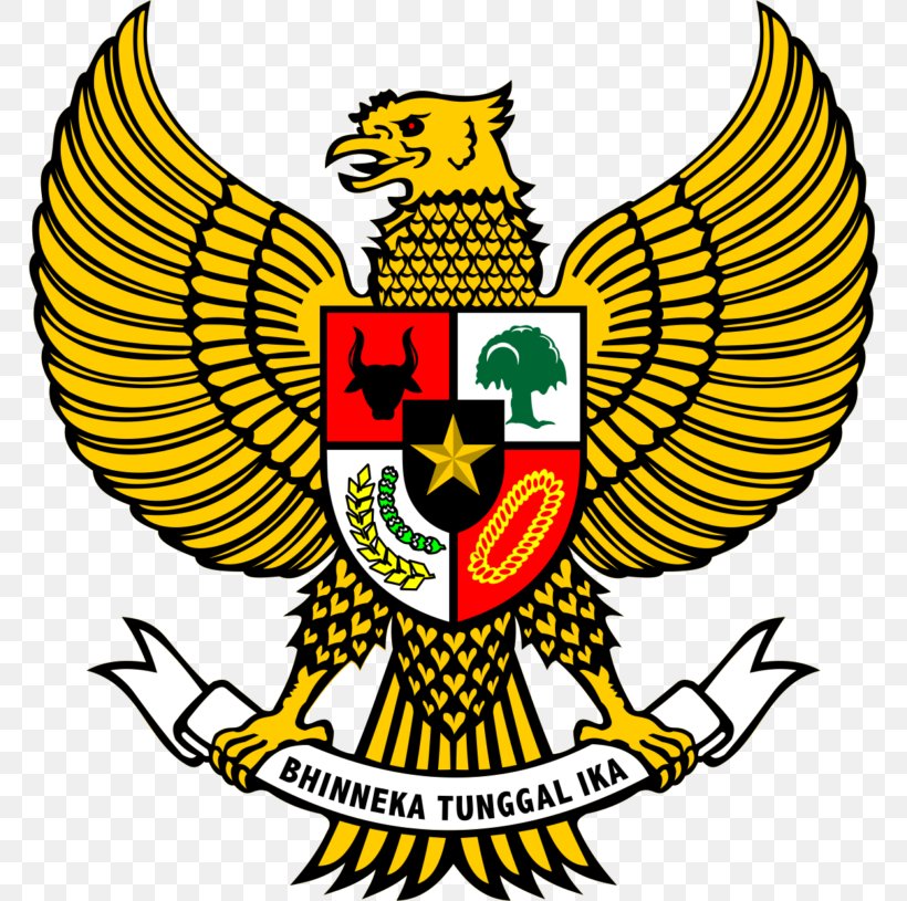 National Emblem Of Indonesia Pancasila Garuda Symbol, PNG, 768x815px, National Emblem Of Indonesia, Art, Artwork, Beak, Bhinneka Tunggal Ika Download Free