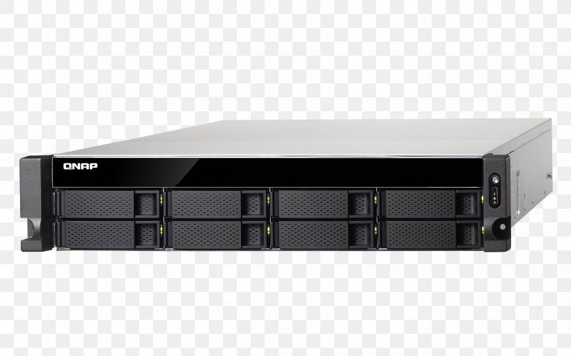 Network Storage Systems QNAP TS-853BU-RP 19-inch Rack Hard Drives RAID, PNG, 4500x2813px, 19inch Rack, Network Storage Systems, Audio Receiver, Computer Component, Data Storage Device Download Free