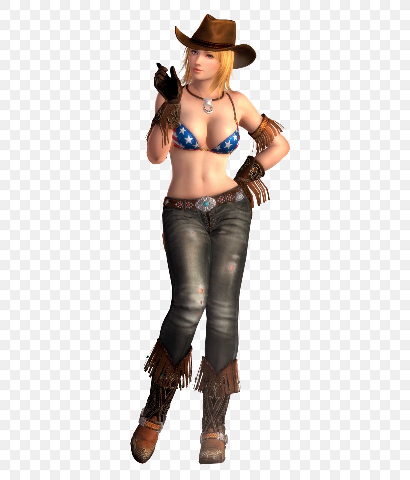 Dead Or Alive 5 Tina Armstrong DOA: Dead Or Alive Dead Or Alive 3, PNG, 480x960px, Dead Or Alive, Arm, Costume, Cowboy, Cowboy Hat Download Free