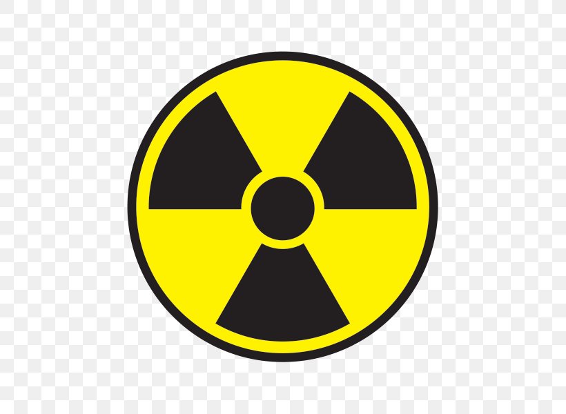 Radiation Hazard Symbol Radioactive Decay Biological Hazard, PNG, 600x600px, Radiation, Area, Atom, Biological Hazard, Decal Download Free