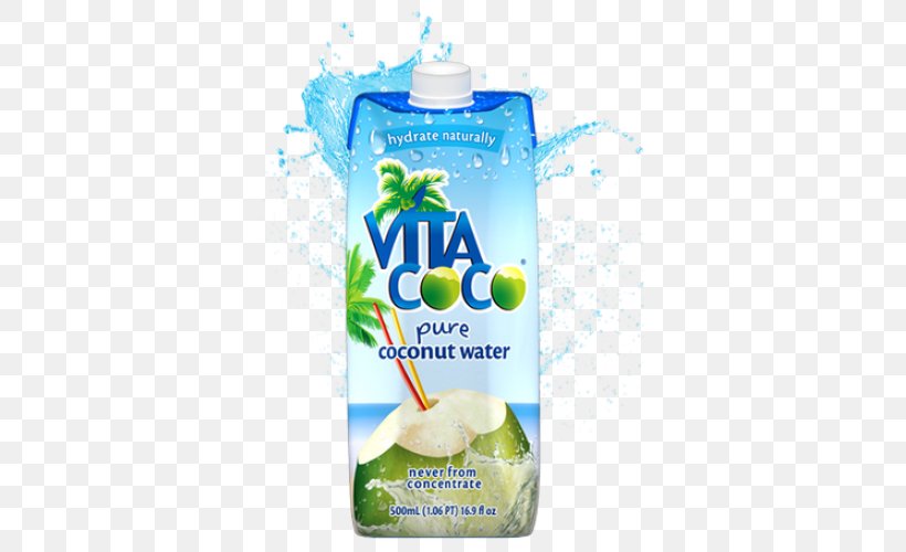 Coconut Water Juice Vita Coco Beverages, PNG, 500x500px, Coconut Water, Beverages, Bottle, Citric Acid, Coconut Download Free