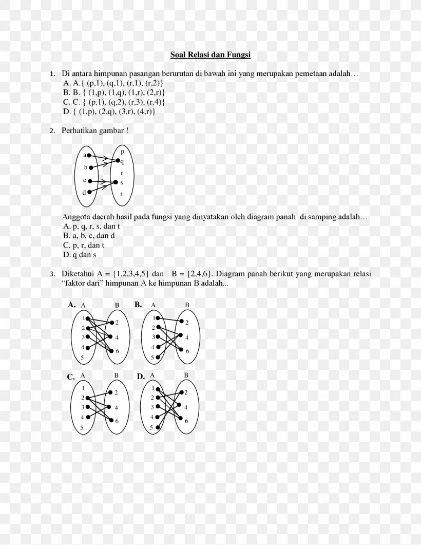 Function Set Binary Relation Diagram Number, PNG, 1700x2200px, Function, Area, Binary Relation, Black And White, Brand Download Free
