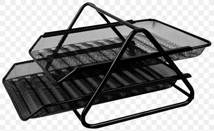 Paper Tray Mesh Office Supplies Stationery, PNG, 1063x653px, Paper, Automotive Exterior, Black And White, Desk, Document Download Free
