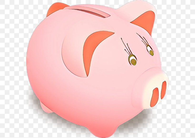Piggy Bank, PNG, 600x582px, Cartoon, Money Handling, Piggy Bank, Pink, Saving Download Free