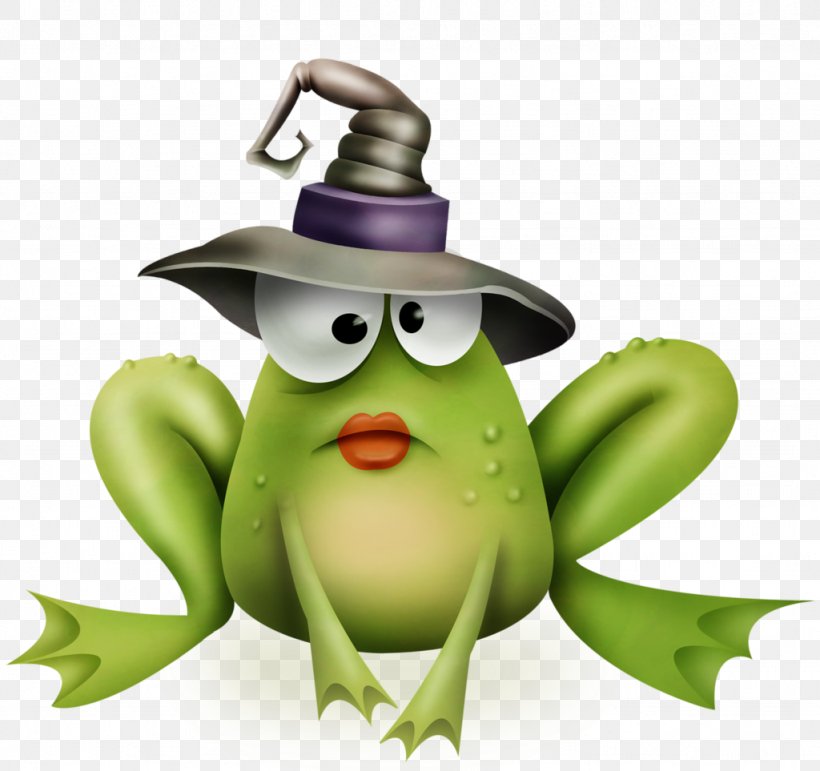 Tree Frog Witchcraft Halloween, PNG, 1024x963px, Frog, Amphibian, Animal, Cartoon, Drawing Download Free
