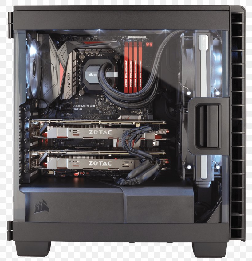 Computer Cases & Housings ATX Corsair Components Computer System Cooling Parts Personal Computer, PNG, 1157x1200px, Computer Cases Housings, Atx, Cable Management, Central Processing Unit, Computer Case Download Free