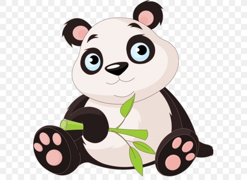 Giant Panda Bear Baby Pandas Clip Art, PNG, 600x600px, Watercolor, Cartoon, Flower, Frame, Heart Download Free