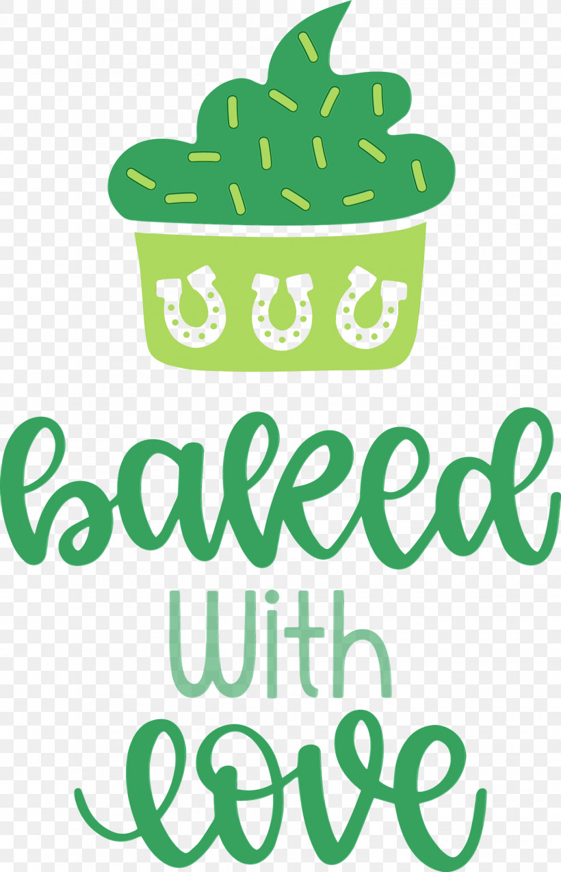 Logo Leaf Green Meter Line, PNG, 1930x2999px, Baked With Love, Biology, Cupcake, Food, Green Download Free
