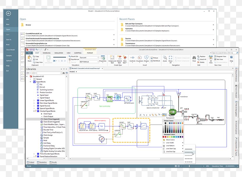 SimulationX Simulation Software Computer Software System, PNG, 800x600px, Simulationx, Analysis, Computer Software, Diagram, Electrical Engineering Download Free
