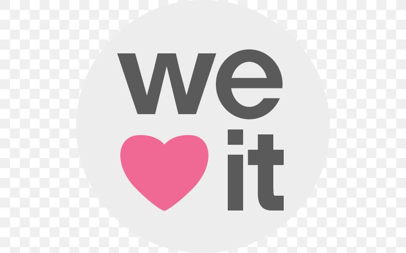 Social Media We Heart It Logo, PNG, 512x512px, Social Media, Android, Brand, Heart, Logo Download Free