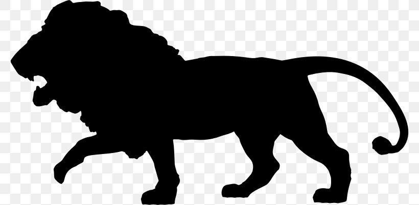 Silhouette African Wild Dog Lion Cat Clip Art, PNG, 780x402px, Silhouette, African Wild Dog, Big Cat, Big Cats, Black Download Free