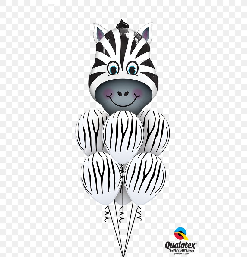 Foil Balloon Birthday Party Zebra, PNG, 498x853px, Balloon, Big Cats, Birthday, Carnivoran, Cat Like Mammal Download Free