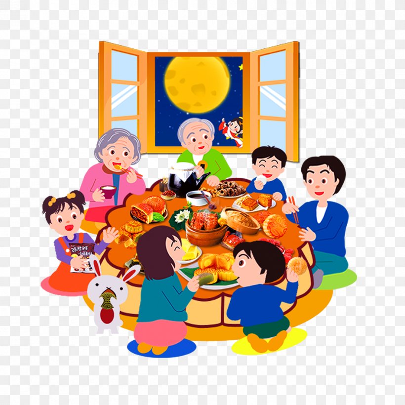 Mooncake Mid-Autumn Festival Reunion Dinner Poster, PNG, 945x945px, Mooncake, Baby Toys, Child, Chinese New Year, Festival Download Free