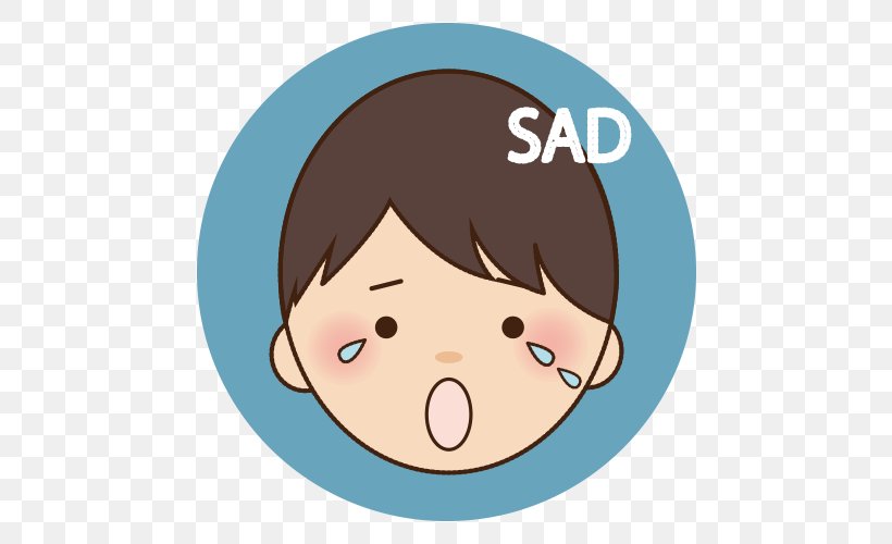 Sadness Eye Facial Expression Anger, PNG, 500x500px, Watercolor, Cartoon, Flower, Frame, Heart Download Free