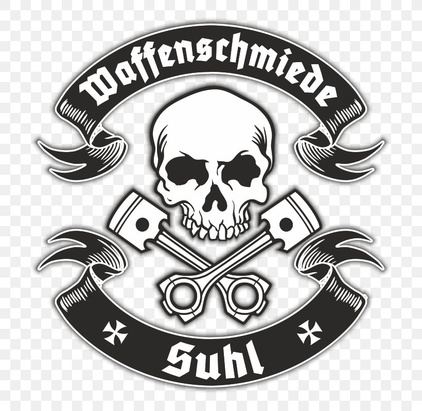Sticker Motorcycle Advertising Suhler Waffenschmied Decal, PNG, 800x800px, Sticker, Advertising, Automotive Design, Bone, Brand Download Free