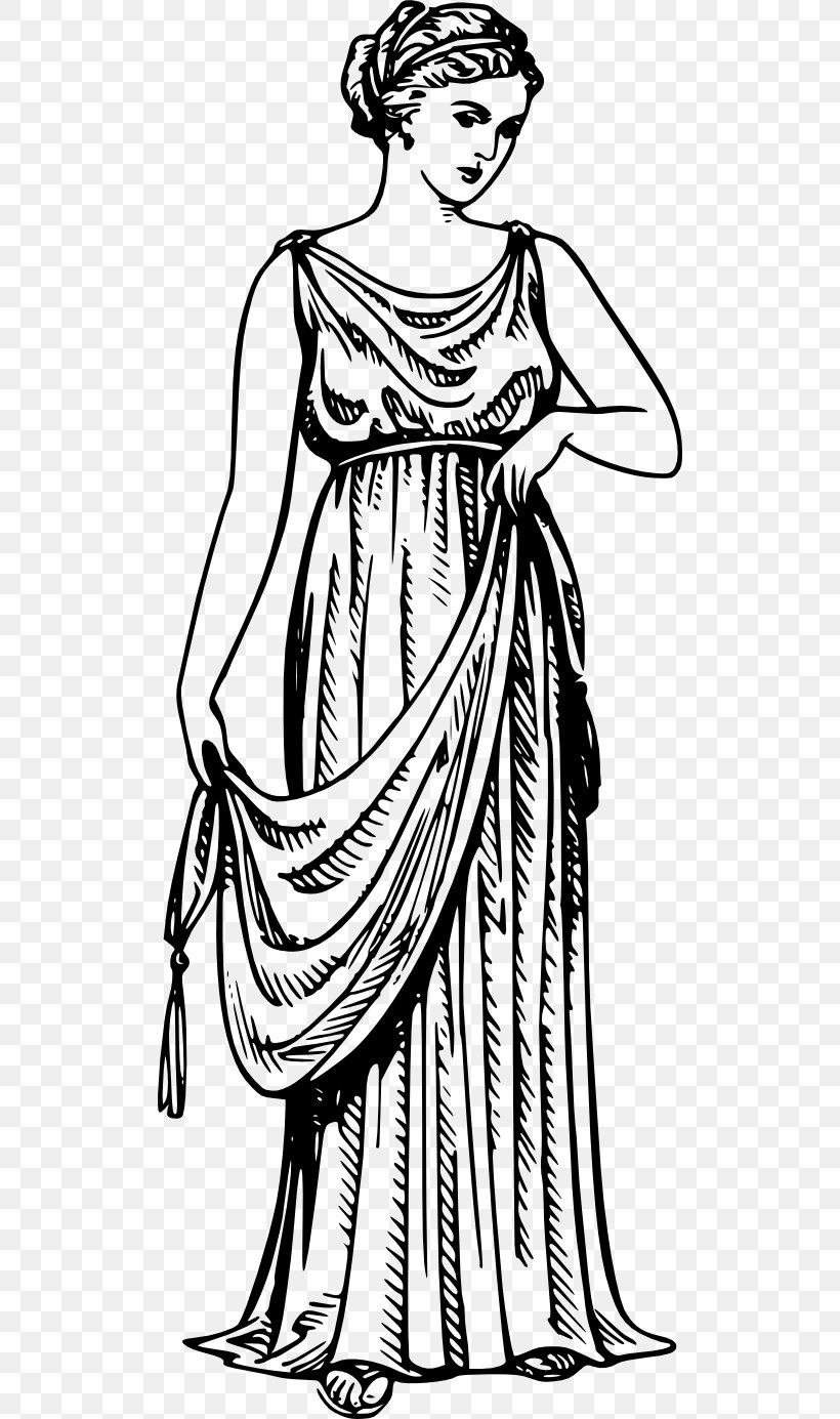 Ancient Greece Chiton Greek Dress Himation, PNG, 512x1385px, Ancient