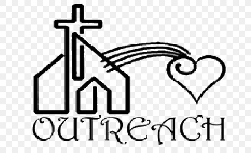 Outreach Christian Church Christianity Christian Ministry Parish, PNG, 700x500px, Outreach, Area, Baptists, Black And White, Brand Download Free