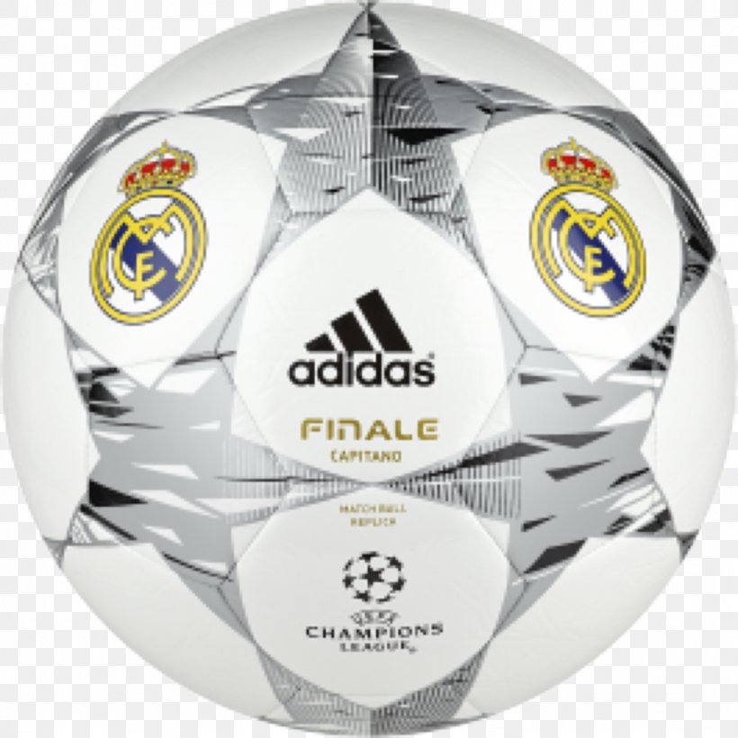 Real Madrid C.F. 2016 UEFA Champions League Final Football, PNG, 1024x1024px, 2016 Uefa Champions League Final, Real Madrid Cf, Adidas, Adidas Finale, Adidas Torfabrik Download Free