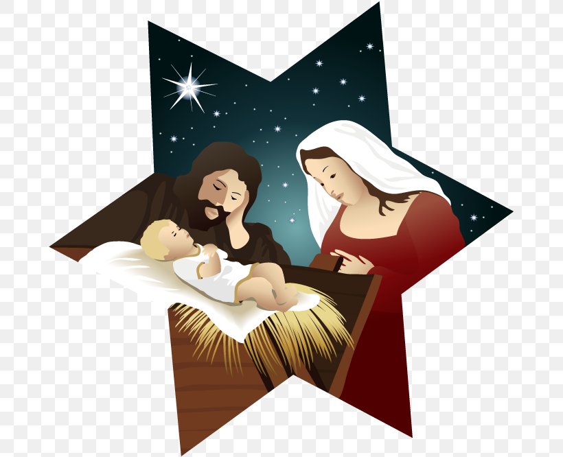 Bethlehem Christmas Holy Family Nativity Scene Nativity Of Jesus, PNG, 679x666px, Watercolor, Cartoon, Flower, Frame, Heart Download Free
