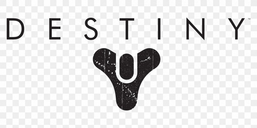 Destiny 2 The Elder Scrolls V: Skyrim Bungie Logo, PNG, 2400x1200px, Destiny, Activision, Black, Black And White, Brand Download Free