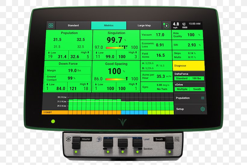 Display Device Planter Sowing Agriculture Farm, PNG, 700x548px, 2017, Display Device, Agco, Agricultural Machinery, Agriculture Download Free