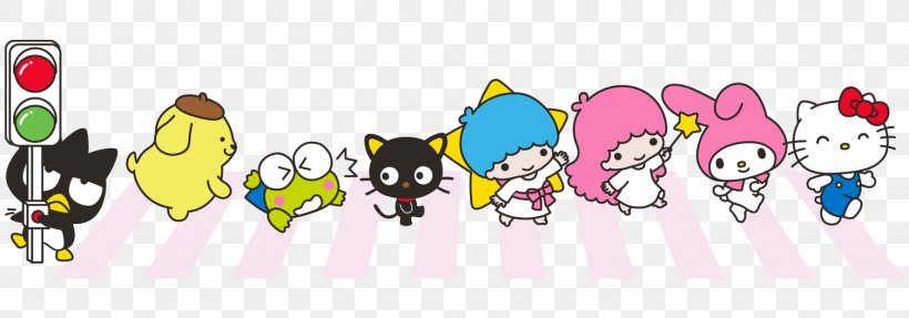 Hello Kitty My Melody Sanrio GmbH Character, PNG, 1505x527px, Hello Kitty, Adventures Of Hello Kitty Friends, Art, Badtzmaru, Cartoon Download Free