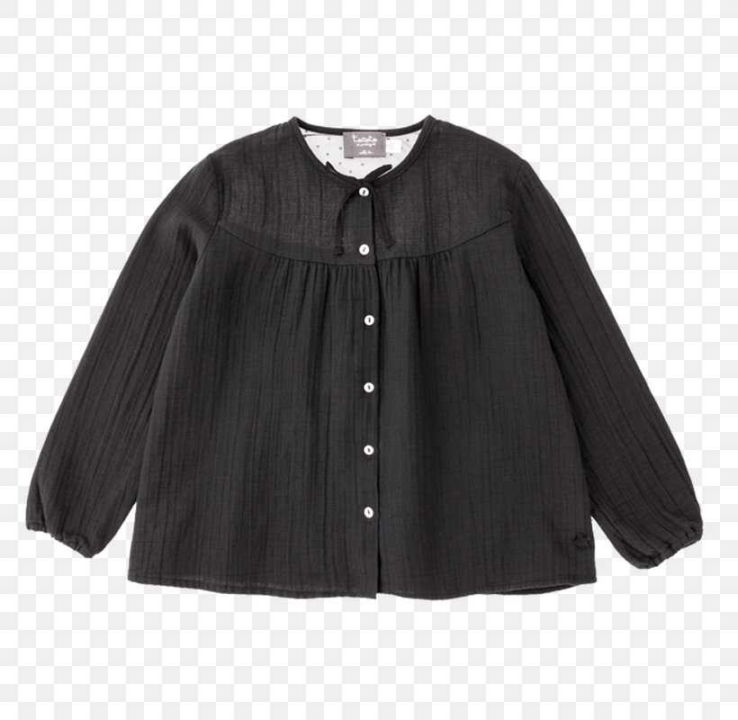 T-shirt Blouse Sleeve Coat, PNG, 800x800px, Tshirt, Black, Blouse, Button, Clothing Download Free