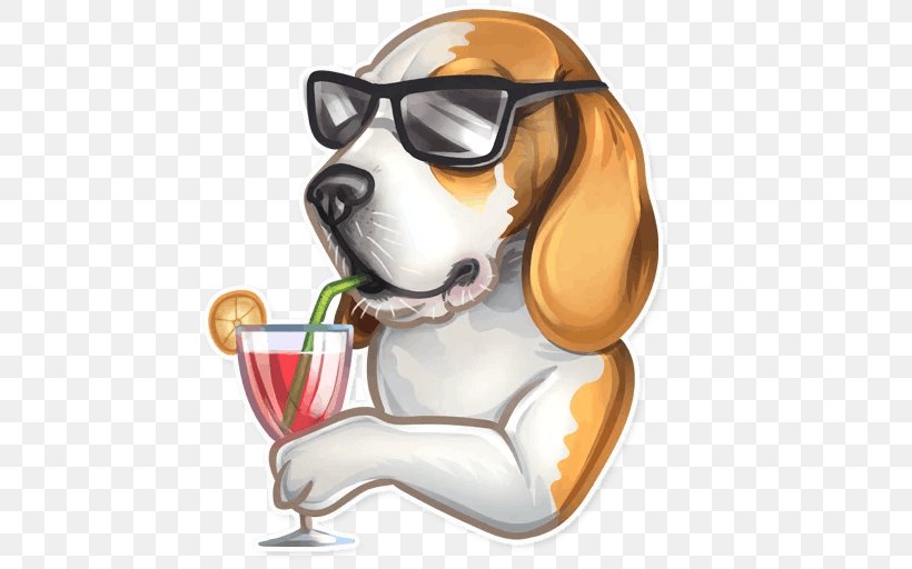 Beagle Puppy Telegram Sticker Como, PNG, 512x512px, Beagle, Android, Animal, Carnivoran, Como Download Free