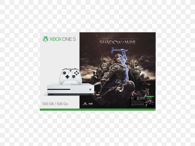 Middle-earth: Shadow Of War Middle-earth: Shadow Of Mordor Xbox One S, PNG, 1500x1125px, Middleearth Shadow Of War, Brand, Electronic Device, Gadget, Game Download Free