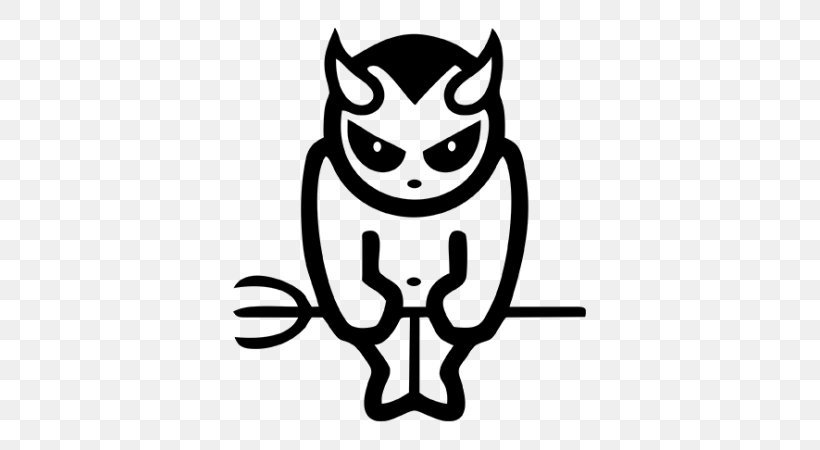 Sticker Decal Logo Devil Vector Graphics, PNG, 600x450px, Sticker, Angel, Artwork, Black, Black And White Download Free