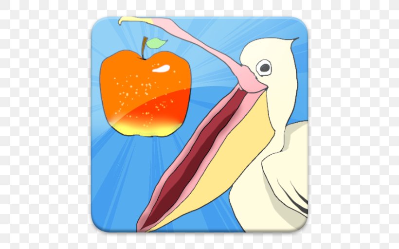 Beak Illustration Seabird Cartoon, PNG, 512x512px, Beak, Bird, Cartoon, Orange Sa, Pelican Download Free