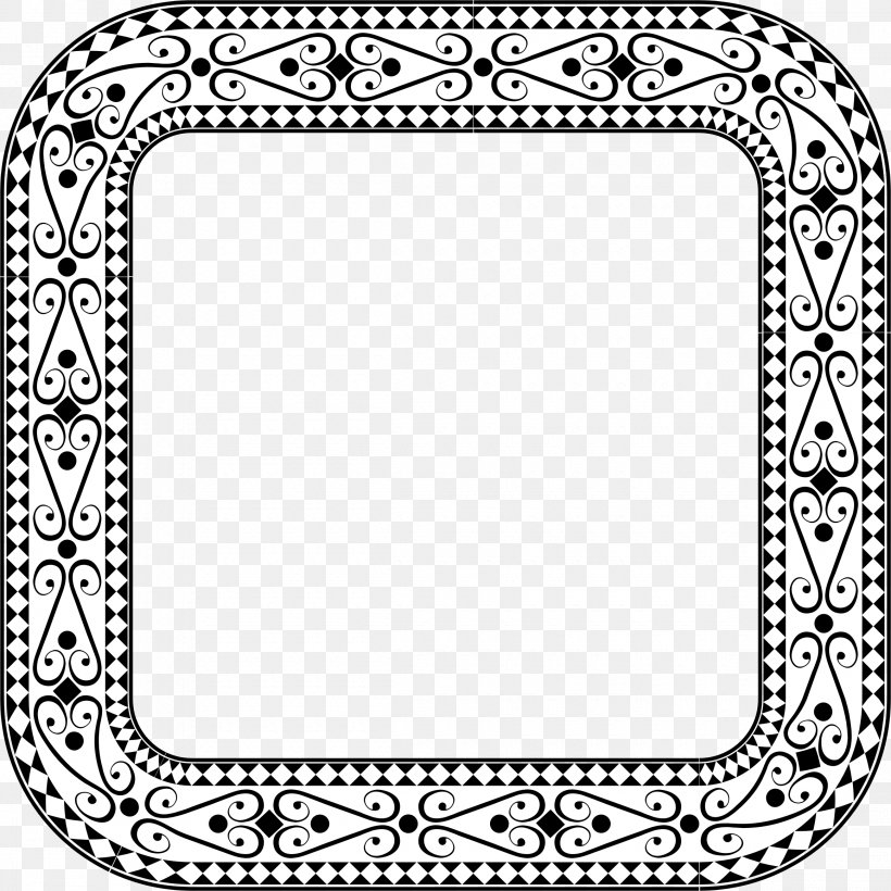 Decorative Arts Picture Frames Clip Art, PNG, 2320x2320px, Decorative Arts, Area, Art, Art Deco, Black And White Download Free