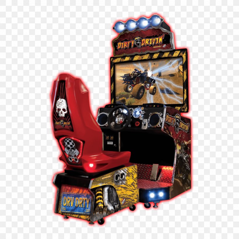 Dirty Drivin' H2Overdrive Arcade Game Racing Video Game Raw Thrills, PNG, 1100x1100px, Dirty Drivin, Amusement Arcade, Arcade Cabinet, Arcade Game, Game Download Free