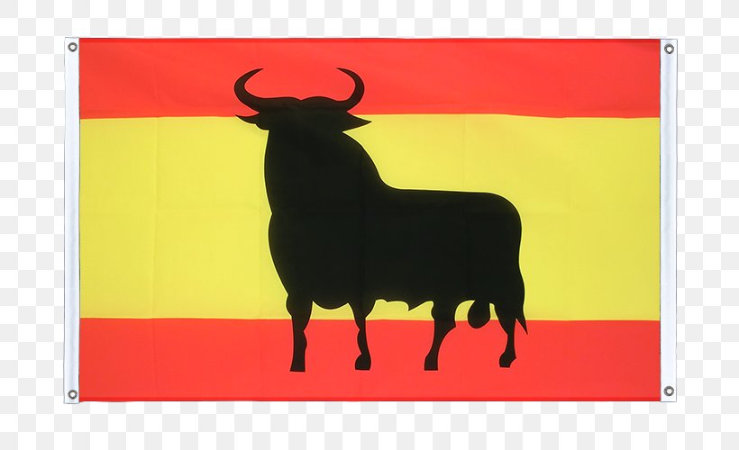 Flag Of Spain Spanish Flag Of France, PNG, 750x500px, Spain, Bull, Cattle Like Mammal, Coat Of Arms Of Spain, Cow Goat Family Download Free