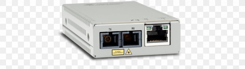 Allied Telesis AT DMC100/ST Multi-mode Optical Fiber Fiber Media Converter, PNG, 1200x340px, Optical Fiber, Allied Telesis, Computer, Computer Accessory, Converting Download Free