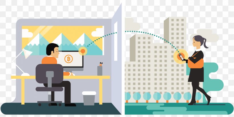 Bitcoin Cryptocurrency Exchange Cryptocurrency Wallet, PNG, 1300x650px, Bitcoin, Blockchain, Cartoon, Communication, Cryptocurrency Download Free
