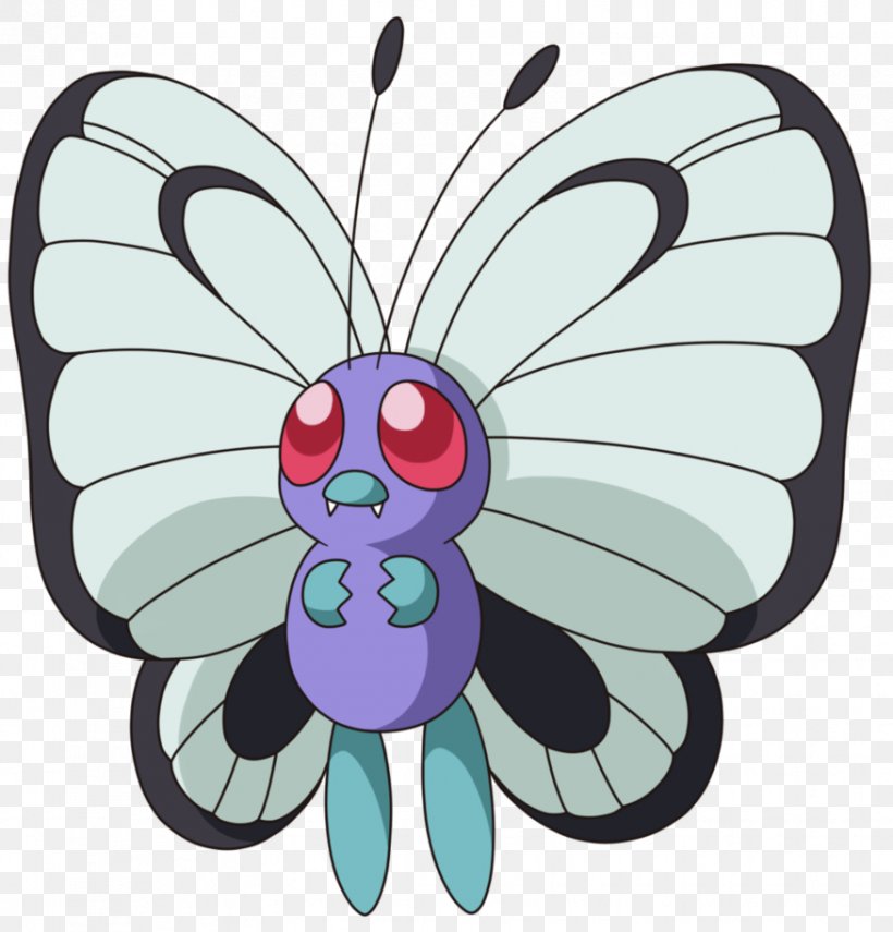 Butterfree Ash Ketchum Weedle Caterpie Drawing, PNG, 875x913px, Butterfree, Arthropod, Ash Ketchum, Brush Footed Butterfly, Butterfly Download Free