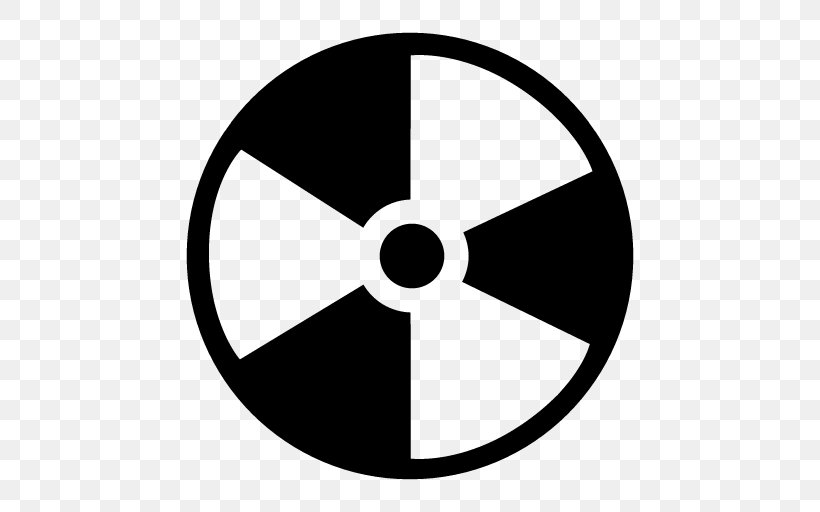 Radioactive Decay Symbole De La Radioactivité, PNG, 512x512px, Radioactive Decay, Area, Black And White, Brand, Container Download Free