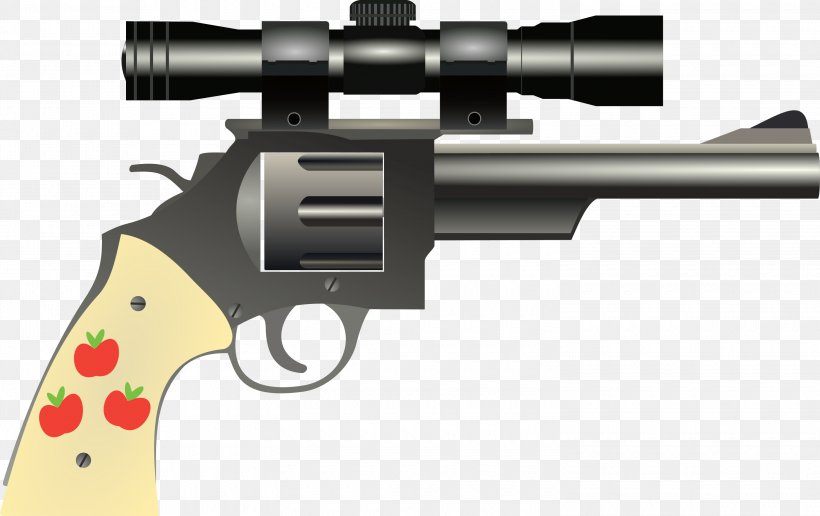 Revolver Fallout: New Vegas Broken Steel Firearm Weapon, PNG, 3000x1891px, Watercolor, Cartoon, Flower, Frame, Heart Download Free