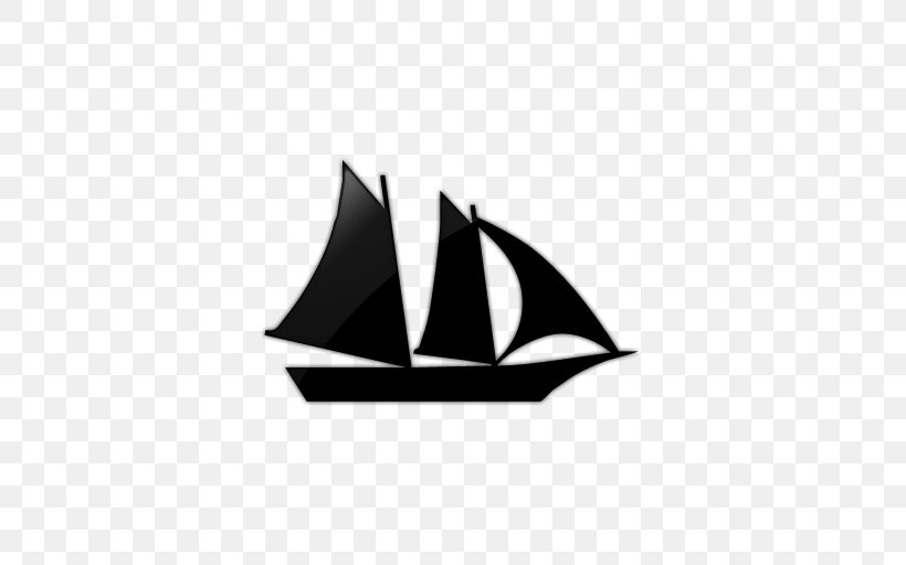 Sailboat Pesona Laut Sailing Ship Jalan Baru, PNG, 512x512px, Sailboat, Black, Black And White, Logo, Monochrome Photography Download Free