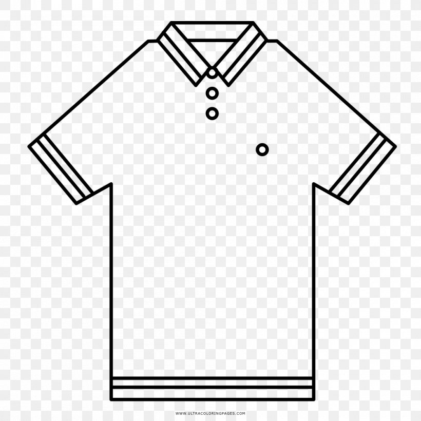 T-shirt Polo Shirt Clothing Coloring Book, PNG, 1000x1000px, Tshirt, Area, Baseball, Black, Black And White Download Free