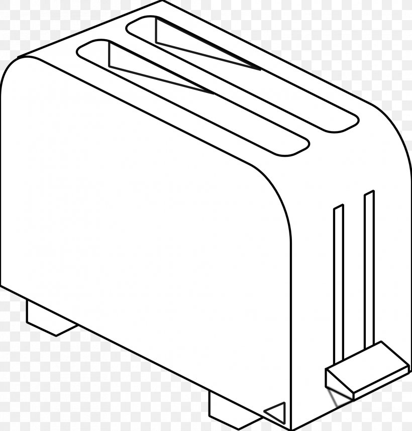 Toaster Black And White Coloring Book Clip Art, PNG, 1979x2072px, Toast, Area, Black And White, Bun, Color Download Free